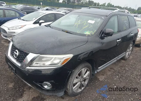 2014 Nissan Pathfinder Platinum из США, поврежденный, VIN 5N1AR2MM3EC698527